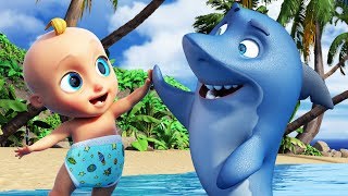 Tubarão Bebê Baby Shark  Músicas Infantis  O Reino Infantil [upl. by Plotkin]