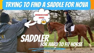 SADDLER VISIT … Time for an expensive new saddle 💵🔥😵‍💫  Horse Vlog [upl. by Aneehs]