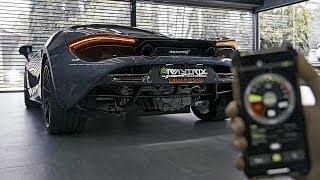 2019 McLaren 720S w ARMYTRIX Decat Downpipes amp Valvetronic Exhaust  Loud Revs Sound [upl. by Leon]