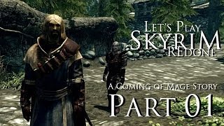 Skyrim A Coming of Mage Story Part 01 Embershard Mine [upl. by Aizirk]