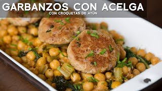 GARBANZOS CON ACELGAS  COMIDA PERUANA  ACOMERPE [upl. by Nanreh465]