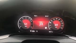 Volkswagen Golf GTI Mk8 20 TSI 245HP DSG Acceleration 0100 Kmh LHD Model [upl. by Egbert336]