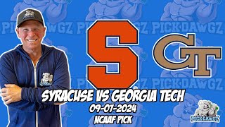 Syracuse vs Georgia Tech 9724 College Football Picks amp Predictions  Week 2 NCAAF Betting Tips [upl. by Arnoldo]