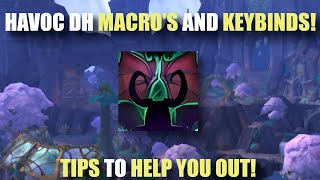 Havoc Demon Hunter Macros And Keybinds [upl. by Odraleba302]