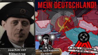 Ribbentrops Nazbol Empire  Hoi4 Collapsing World [upl. by Samuele]