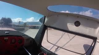 Cessna 140 Landing Kalaupapa [upl. by Anauqes]