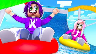 We Built a GIANT Water Park on Roblox [upl. by Harima913]