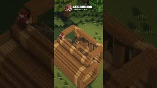 Minecraft  Modern Wood House [upl. by Stockton]