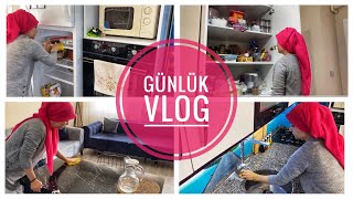 GUNLUK VLOG  TEMIZLIK  DOLAP DÜZENI ✅ [upl. by Mattheus284]