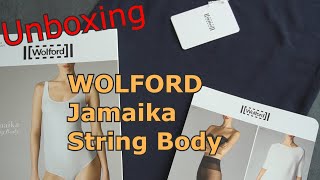 Wolford Jamaika STRING BODY Deep Blue XS  Unboxing amp Review [upl. by Florrie]