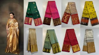 Exclusive classic Kanchipuram pure pattu sareessilk sarees online shopping [upl. by Mireille]