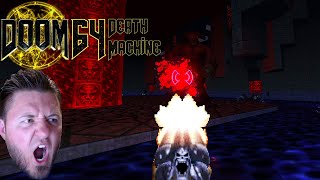 DOOM 64 Death Machine  Rumble Pak  CE Enhanced Cyber Demons v Quad Shotgun doom64 rumblepak [upl. by Lombard]