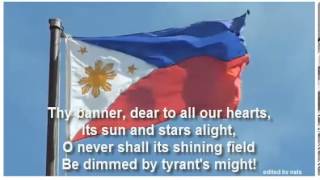 Philippine National Anthem in English [upl. by Vlada]