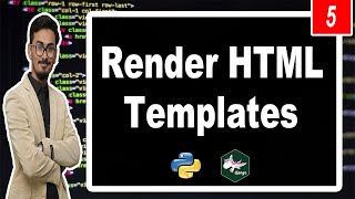 Render Html Templates in Django [upl. by Grier278]