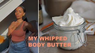 DIY WHIPPED SHEA AND MANGO COMBO BODY BUTTER body butter business  DRY SKIN [upl. by Farica]