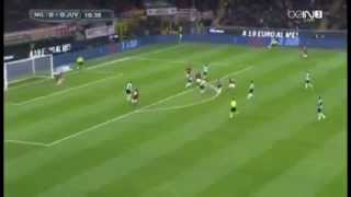 Taarabt Skill Vs Pirlo Milan Vs Juventus 02 HD 02032014 [upl. by Enneirb]