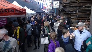 Walking through Maltby Street Market The Ropewalk amp Druid Street Market Bermondsey London SE1 [upl. by Diehl650]