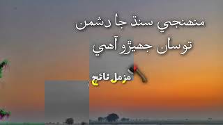 muhjay Sindh ja dushman tosan jhro ahy 🪓 SLOWED REVERB SONG منهنجي سنڌ جا دشمن توسان جهيڙو آهي [upl. by Akialam945]