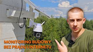 Monitoring Budowy Bez Prądu i Internetu Kamera Gsm zewnętrzna Solarna na Kartę SIM ORLLO Z17 PRO 4K [upl. by Briggs]