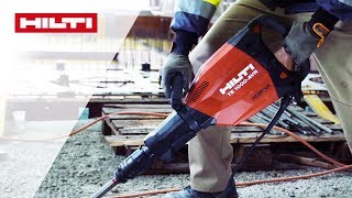 VORSTELLUNG der Hilti AVRTechnologie beim Hilti TE 1000AVR Meißel und Abbruchhammer [upl. by Bogosian]