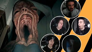 Reacciones de Youtubers al Bebe Gigante  Resident Evil Village [upl. by Deaner]