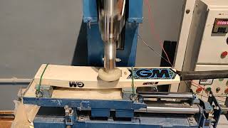 Machine knocking of Cricket bat [upl. by Veal]