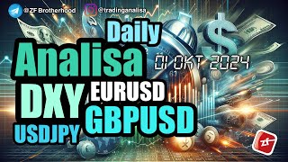 Analisa Teknikal DXY EURUSD GBPUSD USDJPY tgl 01 Okt 2024 [upl. by Luttrell91]