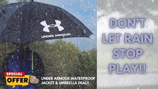 Don’t let rain stop play with this Under Armour Golf waterproof offer [upl. by Aiam]