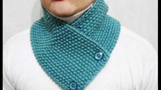 Knitting easy pattern scarf neckwarmer Do yourself wwwlanadeargetsycomwmv [upl. by Leribag936]