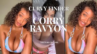 Corie Rayvon ✅Glamorous Plus Size Curvy Fashion Model  Biography Wiki Lifestyle [upl. by Oranneg17]