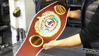 How Its Made Boxing Championship Belts [upl. by Bubb]