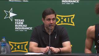 Wes Miller amp Dan Skillings Jr  Postgame Presser Baylor [upl. by Kusin]