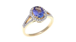 Colleen Lopez Oval Tanzanite and Diamond 14K Gold Ring [upl. by Miarfe993]