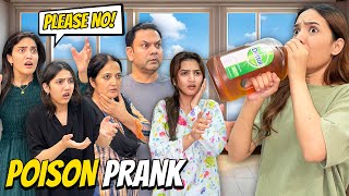 Poison Prank with My Family🤮Hira ne Gusse mein THAPAR maar dia😱Sistrology [upl. by Priebe]