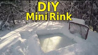 How To Build a Mini Backyard Rink [upl. by Amrita]