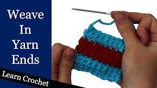 Weave in Loose Yarn Ends  Beginner Course Lesson 8 [upl. by Meit]