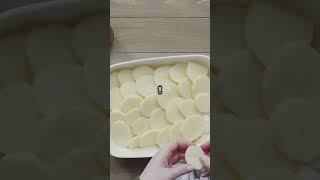 Recette facile de gratin de pommes de te [upl. by Alyaj]