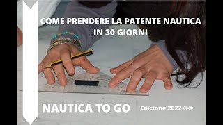 Come prendere la patente in 30 giorni e senza frequentare corsi in aula CORSO PATENTE NAUTICA [upl. by Sldney]