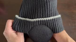 Knit Fleece Lined Beanie Hat With Ear Flap Sponsored Review [upl. by Silverman]