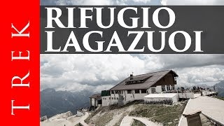 Rifugio Lagazuoi per il sentiero dei Kaiserjäger e le gallerie degli alpini [upl. by Aihsetel]