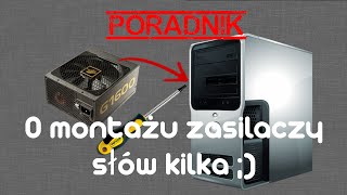 Jak zamontować zasilacz w komputerze PC IT Serwis [upl. by Arrimat300]