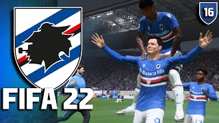 RASPADORI IMPRESSIONANTE  FIFA 22 CARRIERA ALLENATORE SAMPDORIA [upl. by Niai]