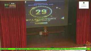 Valedictory Function – Mody School [upl. by Aible]