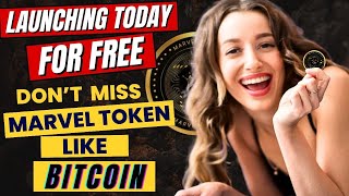 Marvel Token  Launching Today New Crypto Coin Like Bitcoin  Free Crypto Token  New Mlm Plan 2023 [upl. by Merce]