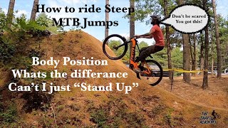 Steep MTB jumps… Don’t loop out 😂 [upl. by Aknaib]