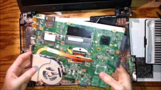 asus k55a inside disassembled [upl. by Aiuoqes]