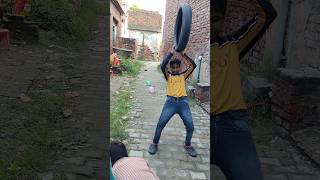 Pop the Balloon from Tyre  Balloon popping shorts shorts p2kipaathshala trending [upl. by Lebiram]