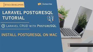 Install PostgreSQL on MAC  Laravel PostgreSQL Tutorial  Laravel CRUD with PostgreSQL [upl. by Creighton586]