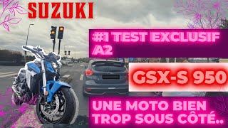 Essai exclusif de la nouvelle 950 GSXS A2 [upl. by Lynnet599]