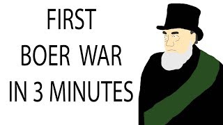 First Boer War  3 Minute History [upl. by Alesig]